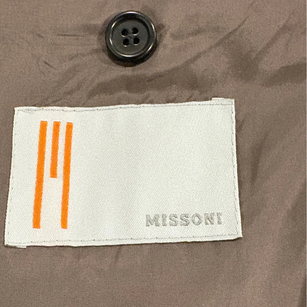 Missoni Mens Wool Blazer Suit Sport Coat 3 Button Grey/Brown 42R Made in Italy